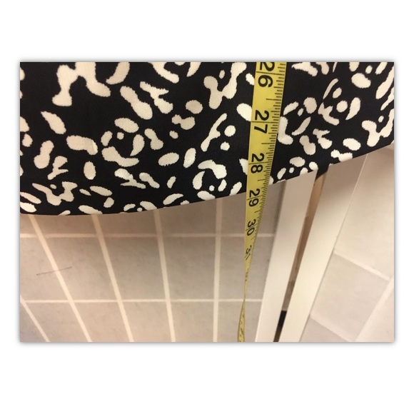 Chico’s/Chaus, set,pant/black,blouse/black/white.: - Picture 7 of 12